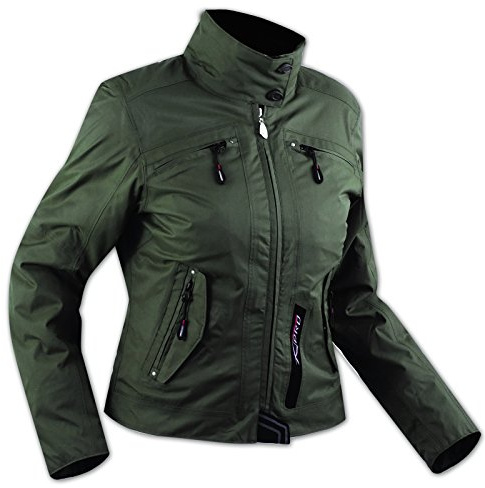 A-pro Ladies Textile Waterproof CE Armour Thermal Jacket Motorcycle Scooter Green M