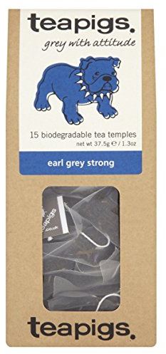 Teapigs Earl Grey Strong Tea Temples 15 Bags (Pack of 3, Total 45)