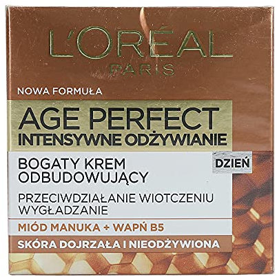 L'Oréal Paris Age Perfect Intensive Nutrition 60+ Crema rigenerante Day Cream, confezione da 1 (1 x 50 ml)