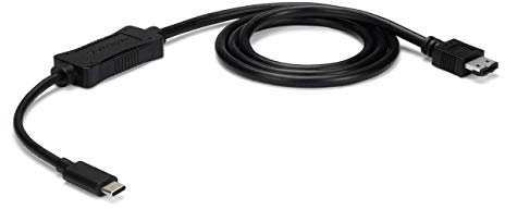 StarTech.com USB-C auf eSATA Kabel - Für externe Speichergeräte mit HDD / SDD / ODD - USB 3.0 zu eSATA (5Gbit/s) - 1m
