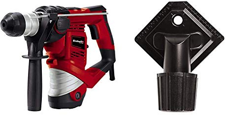 Einhell Bohrhammer TC-RH 900 (900 W, 3 J, Bohrleistung in Beton 26 mm, SDS-Plus-Aufnahme, Metall-Tiefenanschlag, Koffer, inkl. Bohrdüse)