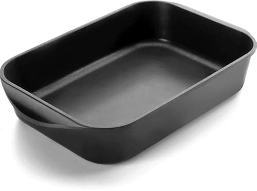 Suinga Bandeja Rustidera para horno fabricada en aluminio fundido antiadherente 34 x 28 x 8 cm
