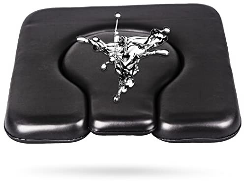 MINIVON Cojín para Silla de Inodoro de Poliuretano de Ajuste Universal, Almohadilla Suave Acolchada de Esponja Gruesa para Asiento de Cama, Silla de Inodoro, Cubierta Impermeable, Asiento de Ducha