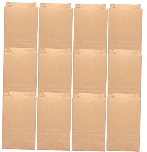 Cabilock 20stücke Waschbare Kraftpapierbeutel Ölresistente Gemüselagerungstaschen Faltbare Wiederverwendbare Papiertüten Für Küche Und Kühlschrank Vielseitige Aufbewahrung Für Obst Brot Sna