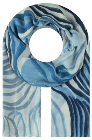 Majea Halstücher Damen Tuch Kopftuch Halstuch Schal Damen-Schal Tücher Stola (880035) (blau 9)