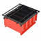 IKAYAA Papierbrikettpresse Stahl Pelletpresse Für Holzspäne Brikettpresse Für Holzspäne Papierpresse Hartholzbriketts Brikettpresse Pelletpresse 38x31x18 cm Schwarz und Rot