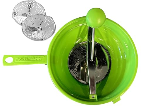 Fackelmann Passaverdure con due dischi Ø24 cm colore verde