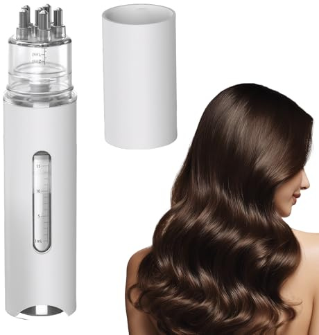 Haaröl Applikator,Scalp Applicator 2-in-1 Haarpflege,öl Applikator Haare Wasserdicht & Leicht Reinigbar,Kopfhaut Applikator Flasche für Minoxidil & ätherische öle,für Haarbehandlung