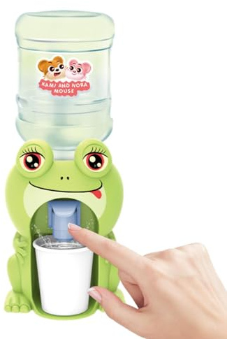 Kids Water Dispenser - Mini enfriador de agua de escritorio con divertido diseño de dibujos animados, enfriador de juguetes portátil para casa, dormitorio, fiestas, perfecto para zumo, té y accesorios