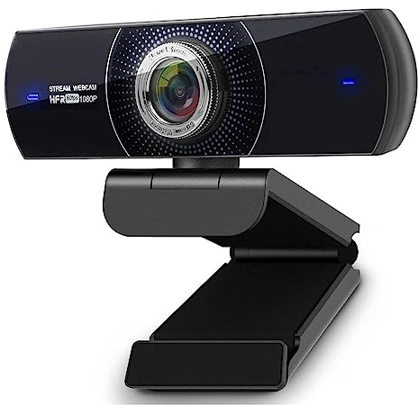 DCDCD Webcam HD 1080P 60fps USB Streaming Webcam con micrófono for reunión de computadora Web Camera for conferencias, transmisión en