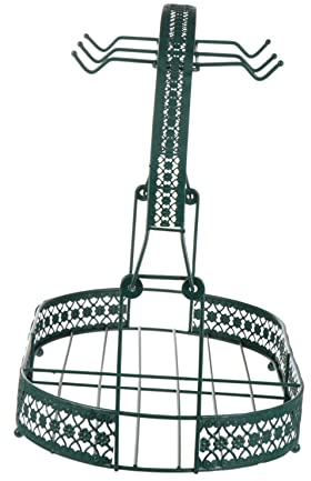 Vaguelly Support de Tasses Forgé Organisateur de Au Style Européen pour Tasses à Café et Thé avec Protection Antichute pour Service Élégant Lors de Après Midi