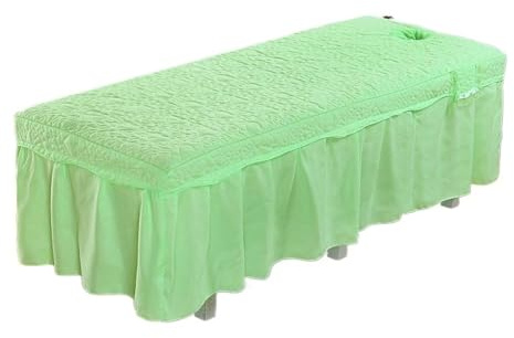 Massageauflage 1pc Massage Bett Abdeckung Nur Schönheit Salon Tisch Rock Blatt SPA Volle(Color 5,Round60*180)