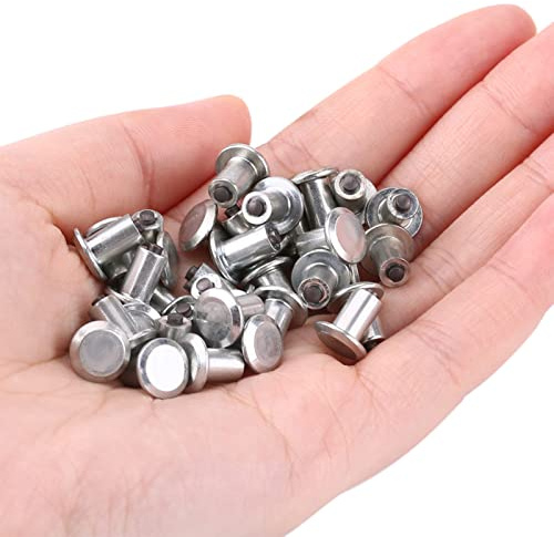 Ejoyous 100 Pièces Vis de Goujon de Pneu de Roue de 9 Mm, Pointes de Pneu de Neige en Acier Dur et en Acier au Tungstène avec Installation Facile pour Camion de Voiture ATV SUV