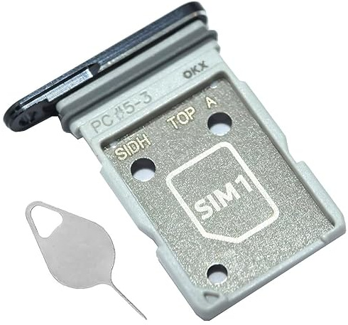 Galaxy S26 Ultra SIM Card Tray Dual Replacement S26 Ultra Sim Card Slot Holder for Samsung Galaxy S26 Ultra 5G 6.9 S948U1 SM-S948U1 Sim Card Tray Repair Part with Opening Needle (Black)