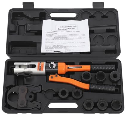 10T rörpressverktyg hydraulisk U-typ och TH-typ professionell trycktång (orange)