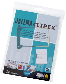 Djois, 5720200 – JalemaClipex ICN12 Heftstreifen, PVC, 10 Stück | JalemaClipex ICN12 Heftstreifen, 10 Stück, zum Organisieren, Schützen und Präsentieren von Dokumenten