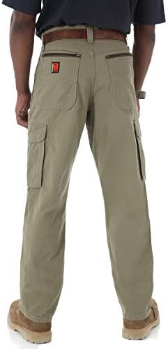 Wrangler Riggs Workwear Mens Ranger Work Utility Pants, Dark Brown, 33W x 30L US