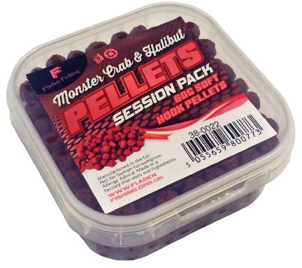 Session Pack Monster Crab & Halibut Soft Hook Pellets - Red, 60 g