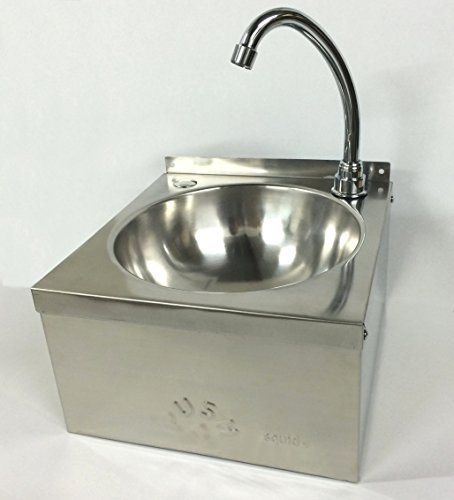 Squid zs002 Knie betrieben Handwaschbecken Badezimmer Spüle Compact Edelstahl