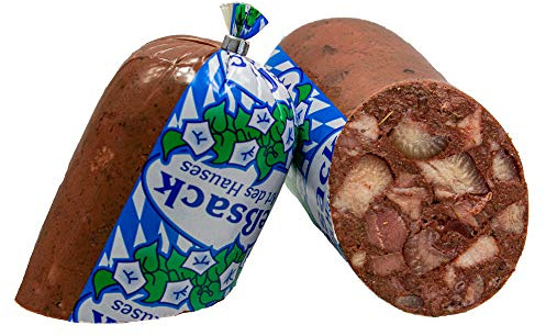 Food-United Presswurst PRESSSACK ROT ca 500g Bayrische-Presskopf-Wurst bekannt als Schwartenmagen Schweinskopfsülze Blunzen o. Saumagen traditionell-würziger Geschmack