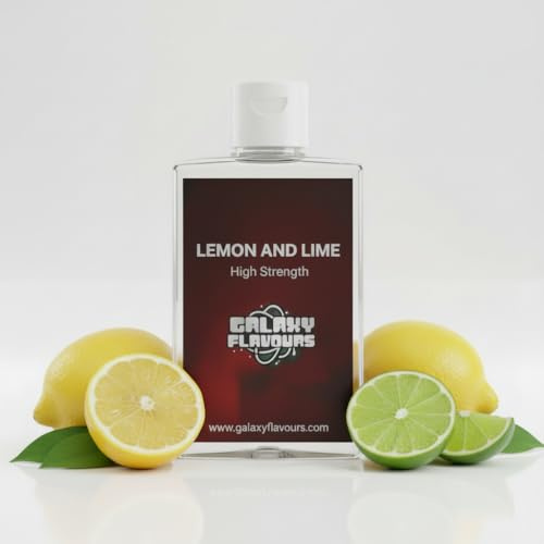 Saborizante de Limón y Lima - Saborizante Alimentario de Alta Potencia - Botella de 100 ml - 250 Sabores.