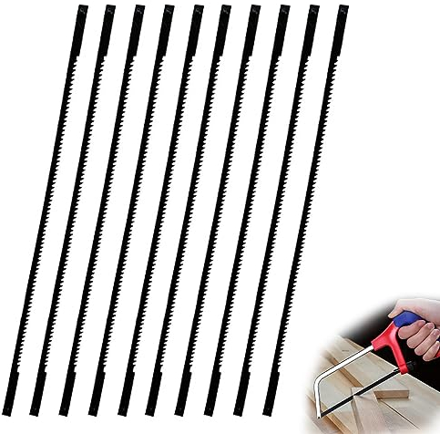 10 Pezzi, Lame Seghetto Oscillante 132mm 18T in Acciaio al Carbonio per Legno, Metallo, Bambù, Plastica | Compatibile con Elettroutensili