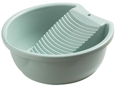 Gralara Bacinella per Vestiti per Lavare Le Mani, Forniture per Il Bucato, Bacinella per Vestiti Antiscivolo, blu