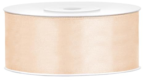 Satinband Auswahl aus 25 Farben und 6 Breiten 3mm 6mm 12mm 25mm 38mm 50mm Dekoband als Deko für Hochzeit, zum Basteln, als Geschenkverpackung