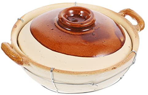 Cocotte en Terre Cuite à Double Anse 800ml en Sol Granuleux