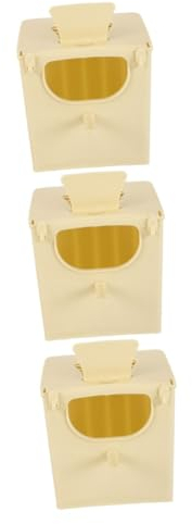 Kisangel 3 Stück Vogelaufzuchtbox Vogelbruthaus Hängendes Vogelhaus Haustier Vogelbedarf Vogelnisthaus Nistkästen Für Vogelbrutkasten Für Vögel Kunststoff Vogelhütte