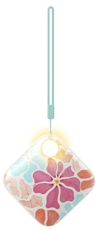 Gaiatop Chauffe-mains rechargeable, mains chaudes double face avec lumière et 2 sangles, chauffage électrique de poche réutilisable et portable, cadeaux pour femmes et hommes