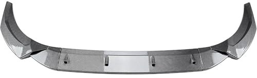 MAAIQTIND Frontspoiler, für Audi A4 S4 B9.5 Sline 2020-2024 Spoilerlippe AntiKollision Abriebfest Frontstoßstange Lippe Auto Zubehör,Carbon Fiber Look