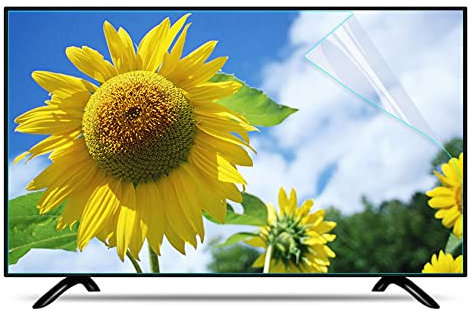 TV-Schutzfolie, Bildschirmschutz Matte, blendfreie/blaulichtgeschützte TV-Folie for LCD-, LED-, 4K- und QLED-HDTV-Displays(60in 1327x749mm)