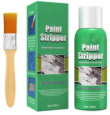 Sverniciatore per legno, 100 ml, senza cuciture, con pennello, sverniciatore per auto, caravan, aviazione, flotta marina