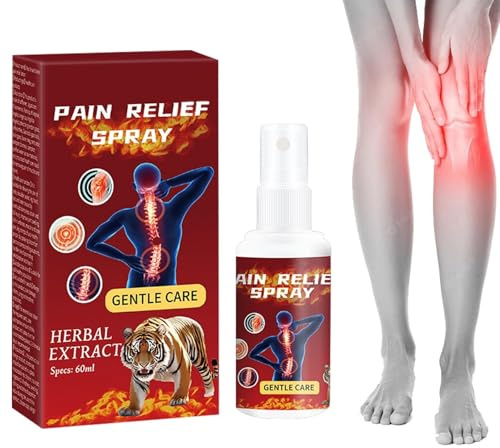 Spray de activación muscular, spray para tensiones musculares, calentamiento articular y muscular de rápida absorción, para lesiones deportivas y control diario del dolor (1pcs)