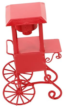 SUPVOX Miniature Popcorn Maker Movie Theater Popcorn Machine Snack Cart Giant Fake Lollipop Decor for Movie Night and Birthday Party Supplies