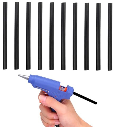 Klebesticks, Heißklebestift, 10 Stück Heißklebesticks 11 X 270 mm, Klebesticks Schwarz, Heißklebepistole Sticks, Heißkleber Für Heimwerken Reparieren Zum Kleben Von Holz, Kunststoff, Keramik