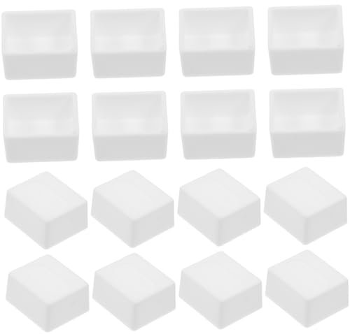 DOITOOL 12pezzi Mezze Cialde Per Acquerelli Vuote Palette Plastica Piccola Per Pittura Olio Fai Da Te