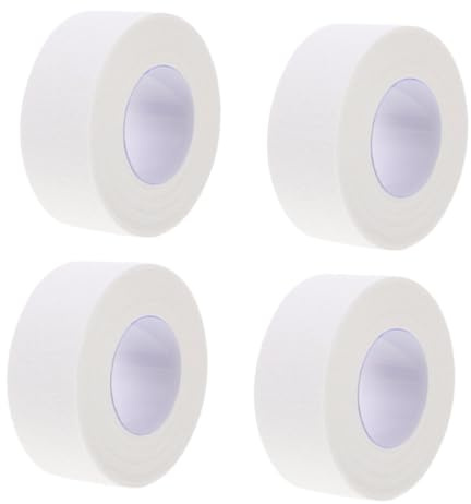 PartyKindom 4 Rolls Breathable Medical Tape for Fingers of Self Adhesive Tearable Cloth Tape for Protection and Fixing Durable Comfortable Adhesive for Injuries and Everyday Use