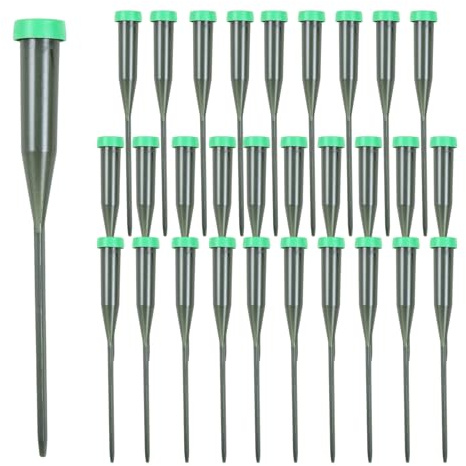 Lot de 30 tubes à fleurs en silicone – Tubes à orchidées allongés avec tige, conservation de l'eau florale, tubes d'engrais phalaenopsis pour fleurs fraîches