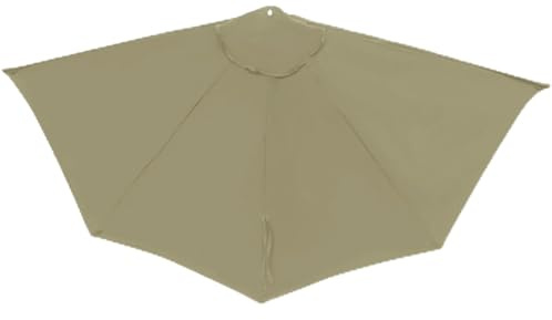 GXXINGIN Toldo de Repuesto para Media sombrilla de Patio Exterior. Funda para sombrilla semicircular. Media sombrilla pequeña para Patio, Piscina y sombrilla. Duradera y Resistente a la Intemperie.