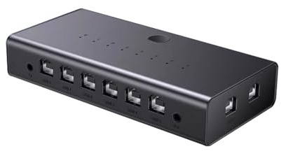8 Port Splitte -KVM Switch Controller，USB Keyboard Mouse Synchronizer, Plug And Play Distributor，Splitter For Various Operating System