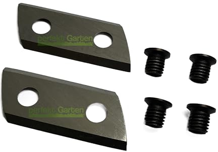 perfektGarten 2 lame per trituratore compatibili con trituratore Parkside PEMH2400B2 (PEMH 2400 B2)