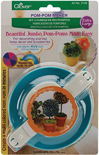 - Clover Pom Pom Maker, Extra Groß, 11,5 cm, 3128, (3er-Pack)