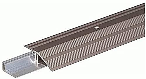 Alberts 487102 Profilé de finition Pro | aluminium, couleur acier inoxydable, anodisé | 900 x 44 mm