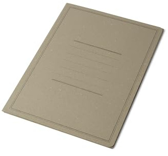 Pigna, 50 chemises à dossier 3 rabats avec impression, Eco Line, 24,5x34,5 cm, 180 g, Colour Grey