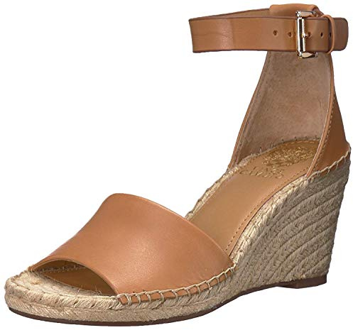 Vince Camuto Women's Footwear Leera Espadrille Wedge Sandal, Tan, 11 US