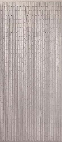 Conacord Türvorhang Raumteiler Bambus Bambusvorhang Uni Weiß Fliegenvorhang Insektenschutz