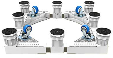 Base De Lave-Vaisselles Universel Réglable Support de Réfrigérateur 52-60cm Support Lourd Forte Stabilité Chariot pour Machine à Laver Roller Sèche-Linge Meubles Cuisinière -500kg