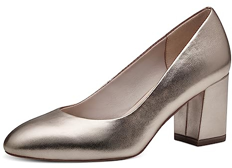 Tamaris Donna 1-1-22407-41, Scarpe décolleté, Chiaro Oro, 39 EU